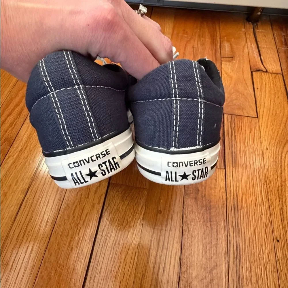 Converse Kids Sneakers in Dark Blue and White